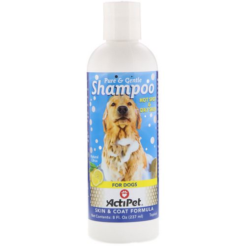 Actipet, Pure & Gentle Shampoo for Dogs, Natural Citrus, 8 fl oz (237 ml) Review