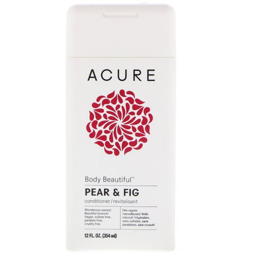 Acure, Body Beautiful Conditioner, Pear & Fig, 12 fl oz (354 ml) Review