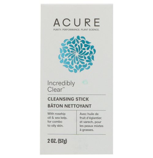 Acure, Incredibly Clear Cleansing Stick, 2 oz (57 g) Review
