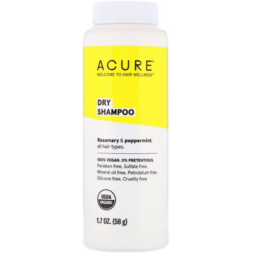 Acure, Dry Shampoo, Rosemary & Peppermint, 1.7 oz (58 g) Review