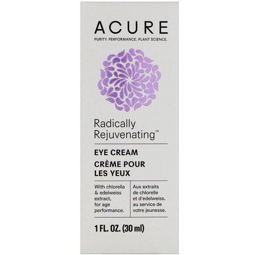 Acure, Radically Rejuvenating Eye Cream, 1 fl oz (30 ml) Review