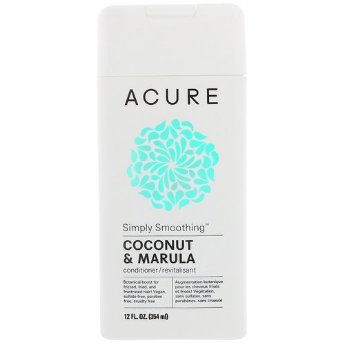 Acure, Simply Smoothing Conditioner, Coconut & Marula, 12 fl oz (354 ml) Review