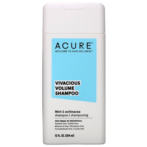 Acure, Vivacious Volume Shampoo, Mint & Echinacea, 12 fl oz (354 ml) Review
