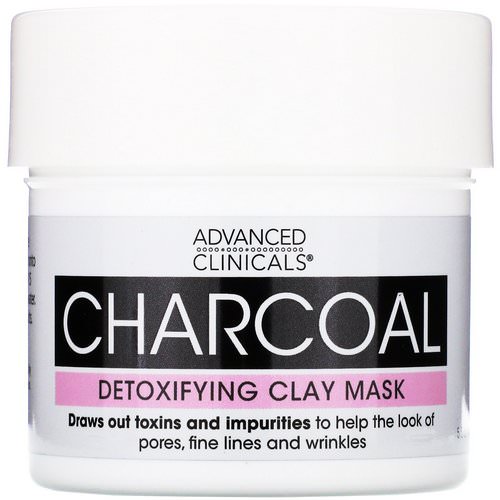 Advanced Clinicals, Charcoal, Detoxifying Clay Mask, 5.5 oz (156 g) Review