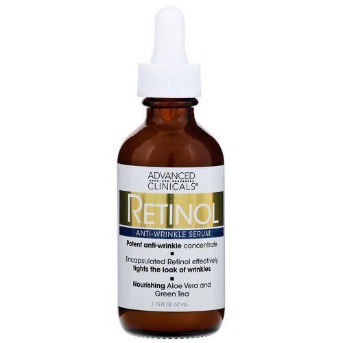 Advanced Clinicals, Retinol Serum, Anti-Wrinkle, 1.75 fl oz (52 ml) Review