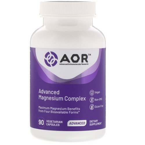 Advanced Orthomolecular Research AOR, Advanced Magnesium Complex, 90 Vegetarian Capsules Review