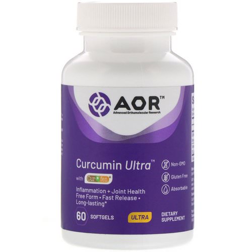 Advanced Orthomolecular Research AOR, Curcumin Ultra with CurQfen, 60 Softgels Review