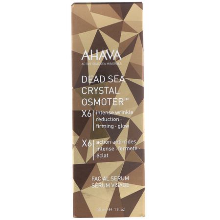 Serum, Behandlingar, Hudvård: AHAVA, Dead Sea Crystal Osmoter X6, Facial Serum, 1 fl oz (30 ml)
