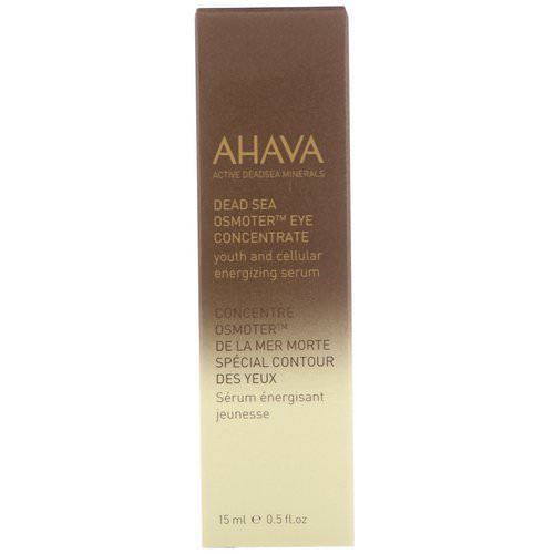 AHAVA, Dead Sea Osmoter, Eye Concentrate, 0.5 fl oz (15 ml) Review