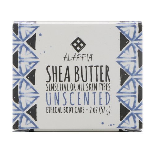 Alaffia, Shea Butter, Unscented, 2 oz (57 g) Review
