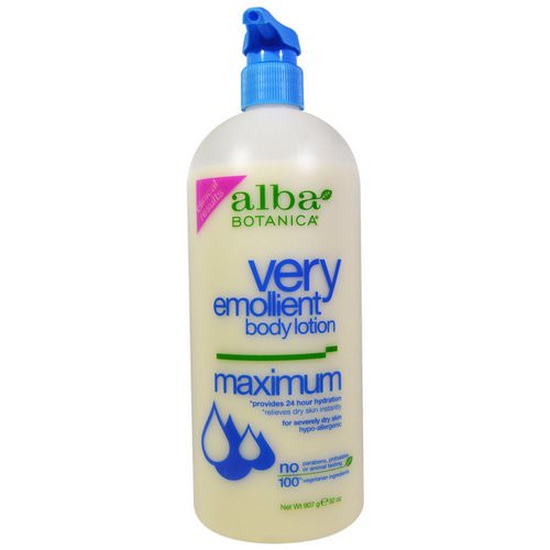 Alba Botanica, Very Emollient, Body Lotion, Maximum Dry Skin Formula, 32 oz (907 g) Review
