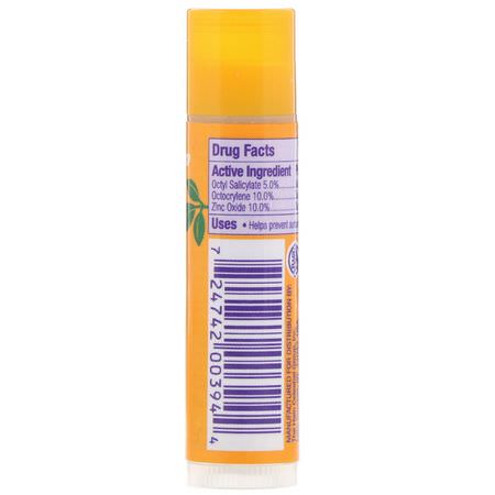Spf, Lip Balm, Lip Care, Bath: Alba Botanica, Moisturizing Sunscreen Lip Balm, SPF 25, .15 oz (4.2 g)