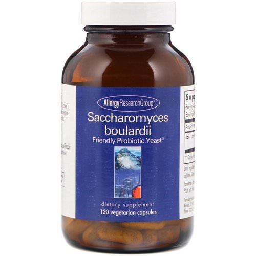 Allergy Research Group, Saccharomyces Boulardii, Friendly Probiotic Yeast, 120 Vegetarian Capsules Review