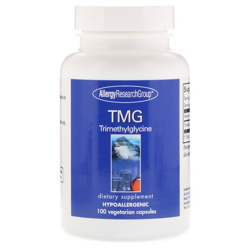 Allergy Research Group, TMG Trimethylglycine, 100 Vegetarian Capsules Review