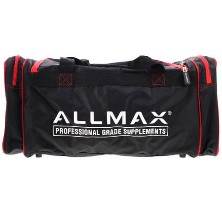 Sportnäring: ALLMAX Nutrition, ALLMAX Premium Fitness Gym Bag, Black & Red, 1 Bag