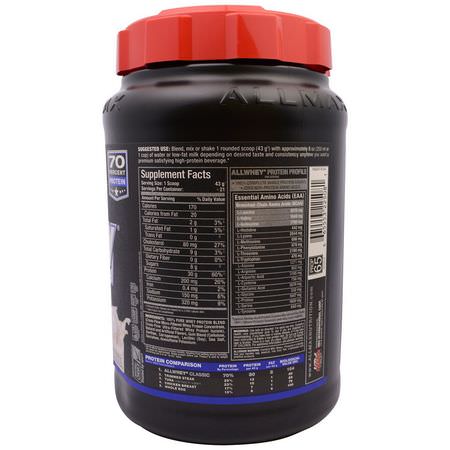 Vassleprotein, Idrottsnäring: ALLMAX Nutrition, AllWhey Classic, 100% Whey Protein, French Vanilla, 2 lbs (907 g)