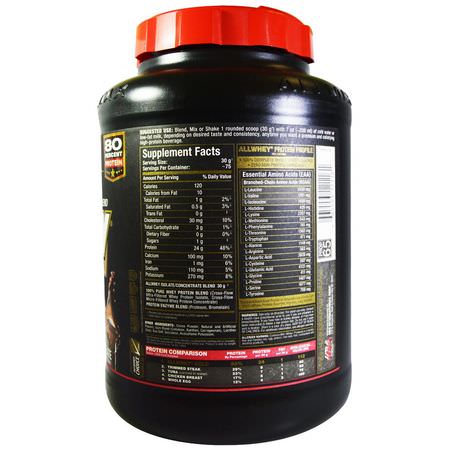 Vassleprotein, Idrottsnäring: ALLMAX Nutrition, AllWhey Gold, 100% Whey Protein + Premium Whey Protein Isolate, Chocolate, 5 lbs. (2.27 kg)