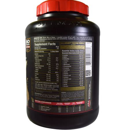 Vassleprotein, Idrottsnäring: ALLMAX Nutrition, AllWhey Gold, 100% Whey Protein + Premium Whey Protein Isolate, Chocolate Peanut Butter, 5 lbs. (2.27 kg)
