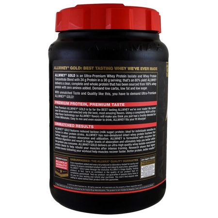 ALLMAX Nutrition Whey Protein Blends - Vassleprotein, Idrottsnäring