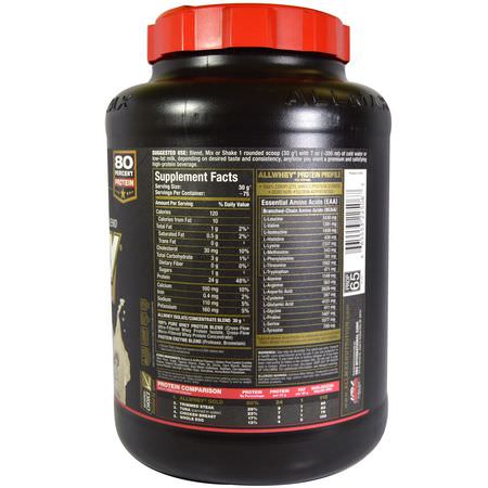 Vassleprotein, Idrottsnäring: ALLMAX Nutrition, AllWhey Gold, 100% Whey Protein + Premium Whey Protein Isolate, Cookies & Cream, 5 lbs (2.27 kg)