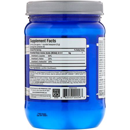 Bcaa, Aminosyror, Kosttillskott: ALLMAX Nutrition, BCAA Instantized 2:1:1 Ratio, Unflavored Powder, 400 g