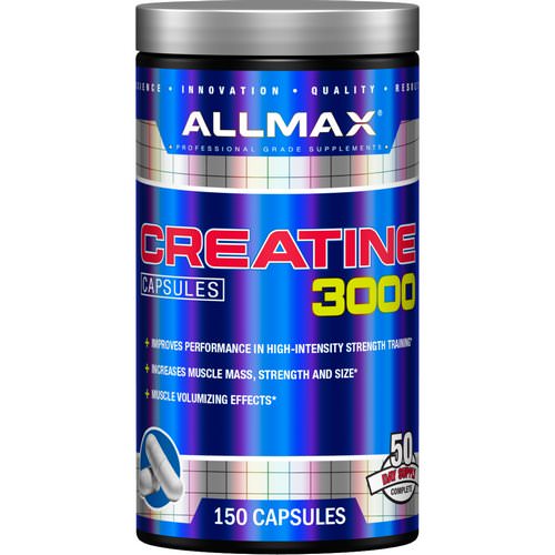 ALLMAX Nutrition, Creatine 3000mg, 150 Capsules Review