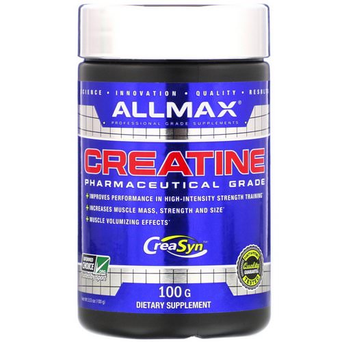 ALLMAX Nutrition, Creatine, Pharmaceutical Grade, 3.53 oz (100 g) Review