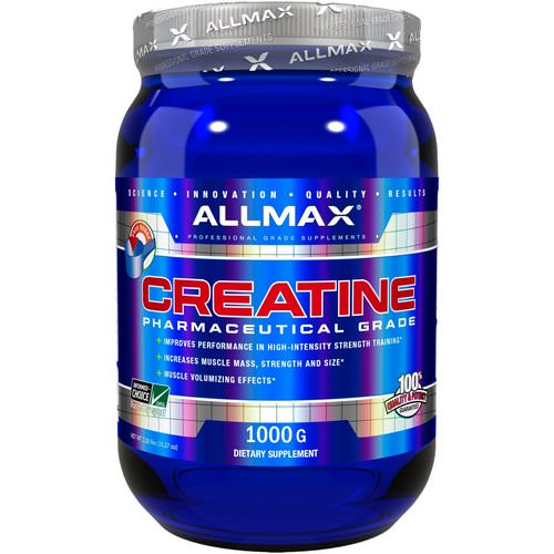 ALLMAX Nutrition, Creatine Powder, 100% Pure Micronized Creatine Monohydrate, Pharmaceutical Grade Creatine, 35.27 oz (1000 g) Review