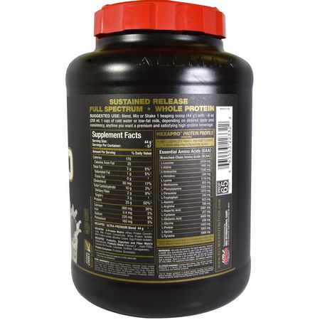 Protein, Sportsnäring: ALLMAX Nutrition, Hexapro, Ultra-Premium Protein + MCT & Coconut Oil, Cookies & Cream, 5.5 lbs (2.5 kg)