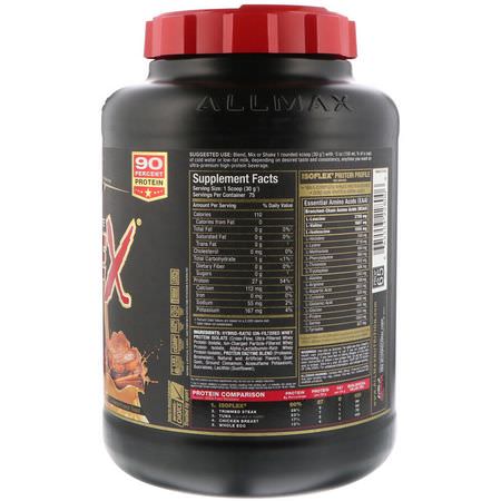 Vassleprotein, Idrottsnäring: ALLMAX Nutrition, Isoflex, 100% Pure Whey Protein Isolate (WPI Ion-Charged Particle Filtration), Cinnamon French Toast, 5 lbs (2.27 kg)