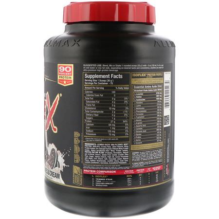Vassleprotein, Idrottsnäring: ALLMAX Nutrition, Isoflex, 100% Pure Whey Protein Isolate (WPI Ion-Charged Particle Filtration), Cookies & Cream, 5 lb (2.27 kg)
