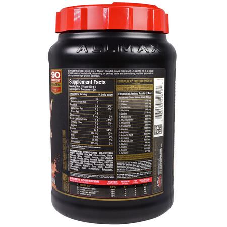 Vassleprotein, Idrottsnäring: ALLMAX Nutrition, Isoflex, Pure Whey Protein Isolate (WPI Ion-Charged Particle Filtration), Caramel Macchiato, 2 lbs (907 g)