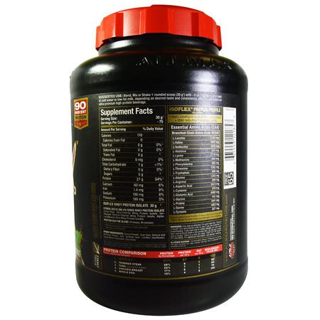 Vassleprotein, Idrottsnäring: ALLMAX Nutrition, Isoflex, Pure Whey Protein Isolate (WPI Ion-Charged Particle Filtration), Chocolate Mint, 5 lbs (2.27 kg)