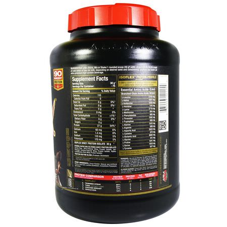 Vassleprotein, Idrottsnäring: ALLMAX Nutrition, Isoflex, Pure Whey Protein Isolate (WPI Ion-Charged Particle Filtration), Chocolate, 5 lbs (2.27 kg)