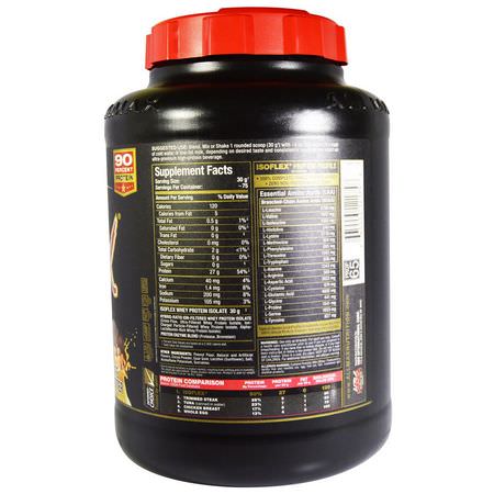 Vassleprotein, Idrottsnäring: ALLMAX Nutrition, Isoflex, Pure Whey Protein Isolate (WPI Ion-Charged Particle Filtration), Chocolate Peanut Butter, 5 lbs (2.27 kg)
