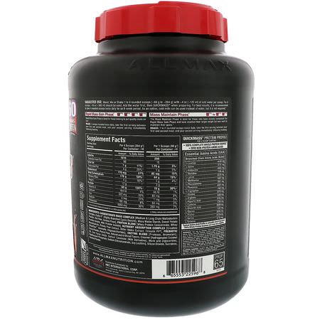 Viktökare, Protein, Sportnäring: ALLMAX Nutrition, QuickMass, Rapid Mass Gain Catalyst, Chocolate Peanut Butter, 6 lbs (2.72 kg)