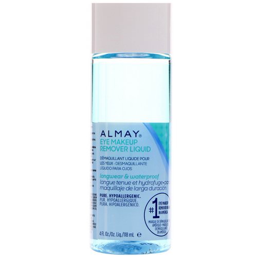 Almay, Longwear & Waterproof Eye Makeup Remover Liquid, 4 fl oz (118 ml) Review