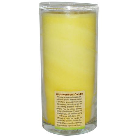 Ljus, Hem Doft, Hem: Aloha Bay, Chakra Energy Candle, Protection, Yellow, 11 oz, 1 Candle