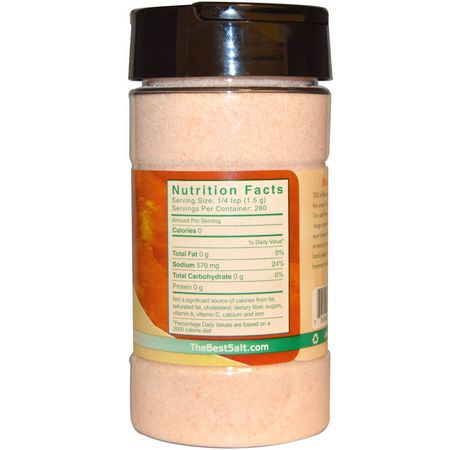 Himalaya Rosa Salt, Kryddor, Örter: Aloha Bay, Himalayan Table & Cooking Salt, Fine Crystals, 15 oz (425 g)