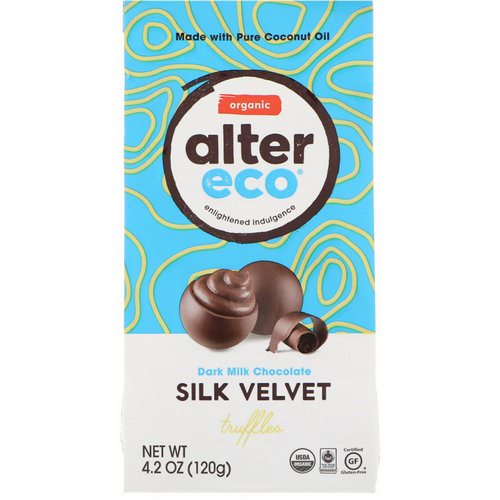 Alter Eco, Organic Dark Milk Chocolate, Silk Velvet Truffles, 4.2 oz (120 g) Review