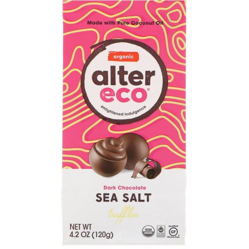Alter Eco, Organic Sea Salt Truffles, Dark Chocolate, 4.2 oz (120 g) Review