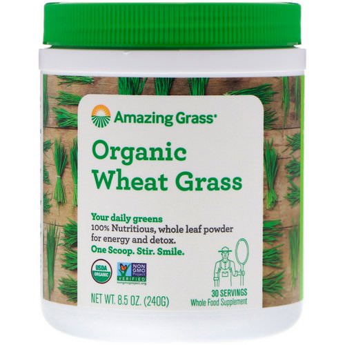 Amazing Grass, Organic Wheat Grass, 8.5 oz (240 g) Review