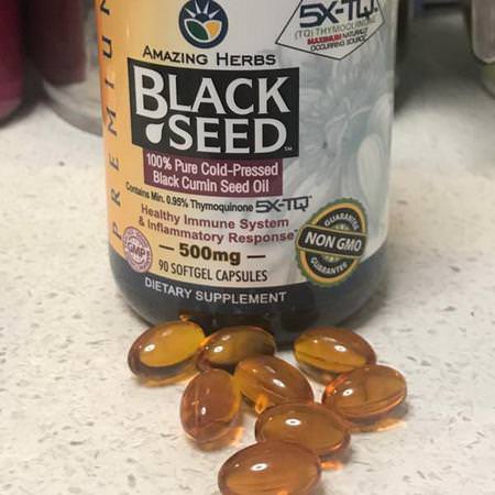 Amazing Herbs Black Seed - Svartfrö, Homeopati, Örter