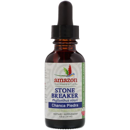 Amazon Therapeutics, Stone Breaker, Chanca Piedra, 1 oz (30 ml) Review