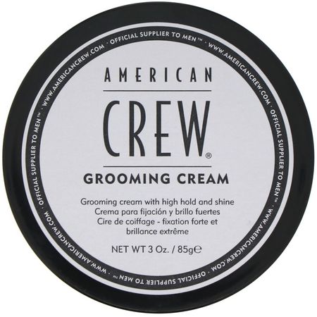 Lämna-In-Behandlingar, Styling, Hår: American Crew, Grooming Cream, 3 oz (85 g)