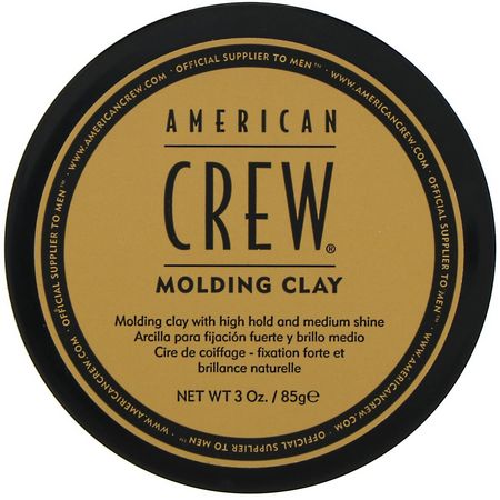 Lämna-In-Behandlingar, Styling, Hår: American Crew, Molding Clay, 3 oz (85 g)