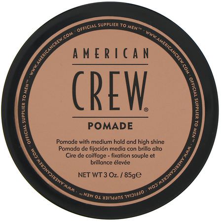 Lämna-In-Behandlingar, Styling, Hår: American Crew, Pomade, 3 oz (85 g)