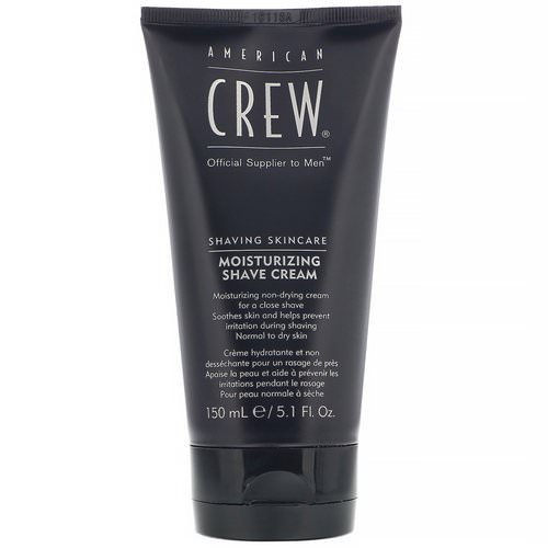 American Crew, Shaving Skincare, Moisturizing, Shave Cream, 5.1 fl oz (150 ml) Review