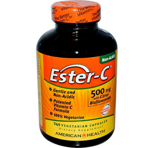 American Health, Ester-C with Citrus Bioflavonoids, 500 mg, 240 Veggie Caps Review