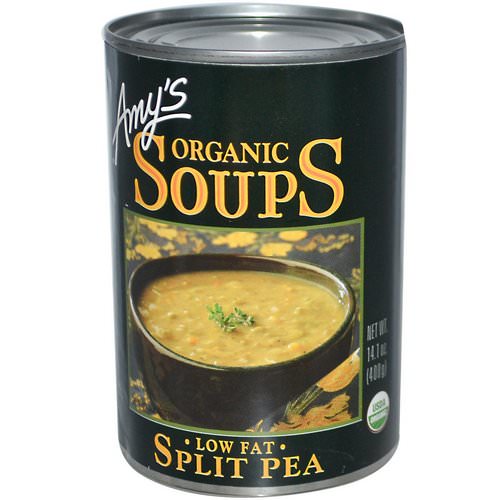 Amy's, Organic Soups, Split Pea, Low Fat, 14.1 oz (400 g) Review